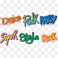 卡通彩色英语字母-空若网 卡通彩色英语字母-空若网