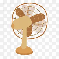 夏季手绘卡通风扇-空若网 夏季手绘卡通风扇-空若网