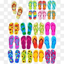 夏日缤纷图案人字拖鞋-空若网 夏日缤纷图案人字拖鞋-空若网