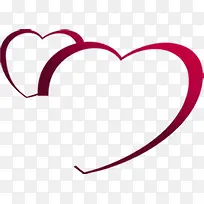 七夕情人节元素一个半爱心-空若网 七夕情人节元素一个半爱心-空若网