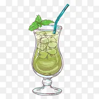 卡通夏季冰爽饮料装饰设计-空若网 卡通夏季冰爽饮料装饰设计-空若网