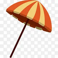 橙色卡通遮阳伞-空若网 橙色卡通遮阳伞-空若网