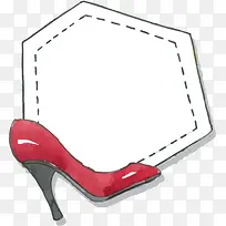 ��ɫ�߸�Ь������ǩ-������