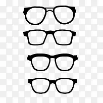 眼镜框矢量图-空若网 眼镜框矢量图-空若网