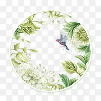 圆形手绘边框-空若网 圆形手绘边框-空若网