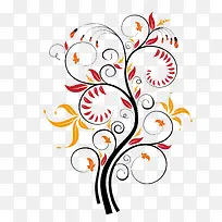 潮流树枝线条-空若网 潮流树枝线条-空若网