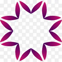 多彩春天来了紫色绿植花边框矢量-空若网 多彩春天来了紫色绿植花边框矢量-空若网