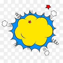 手绘卡通爆炸对话框-空若网 手绘卡通爆炸对话框-空若网