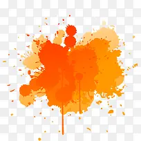 黄色水墨素材-空若网 黄色水墨素材-空若网