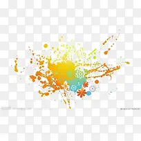 橙色泼墨-空若网 橙色泼墨-空若网