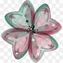 手绘多彩花朵花瓣-空若网 手绘多彩花朵花瓣-空若网