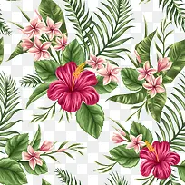 手绘多彩花朵-空若网 手绘多彩花朵-空若网