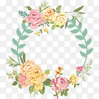 手绘多彩花朵-空若网 手绘多彩花朵-空若网