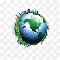 地球 环境 环保 插画-空若网 地球 环境 环保 插画-空若网
