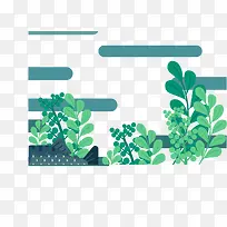 绿色扁平海底海草-空若网 绿色扁平海底海草-空若网