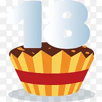 杯子蛋糕数字-空若网 杯子蛋糕数字-空若网
