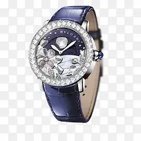 宝格丽宝石蓝腕表银色边手表女表-空若网 宝格丽宝石蓝腕表银色边手表女表-空若网