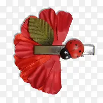 红色的花与树叶-空若网 红色的花与树叶-空若网