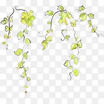 卡通手绘清新藤蔓-空若网 卡通手绘清新藤蔓-空若网