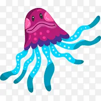 可爱卡通章鱼贴纸-空若网 可爱卡通章鱼贴纸-空若网