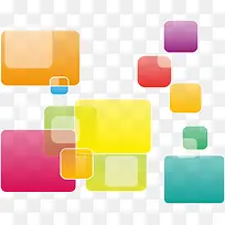 多彩矩形背景素材-空若网 多彩矩形背景素材-空若网