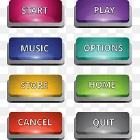 Բ�Ǿ��β�ɫ��ť-������