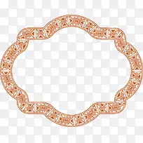 文艺风橙色花纹边框-空若网 文艺风橙色花纹边框-空若网