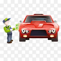 汽车维修工人检查车辆-空若网 汽车维修工人检查车辆-空若网