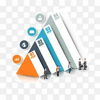 矢量创意三角形ppt图表素材-空若网 矢量创意三角形ppt图表素材-空若网