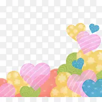 爱心花纹背景素材-空若网 爱心花纹背景素材-空若网