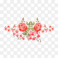 手绘美丽花朵装饰设计-空若网 手绘美丽花朵装饰设计-空若网