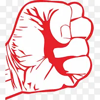 拳头png矢量元素-空若网 拳头png矢量元素-空若网