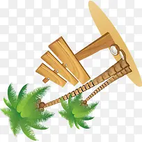 写实手绘木板指示提醒-空若网 写实手绘木板指示提醒-空若网