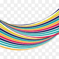 彩色几何抽象波纹-空若网 彩色几何抽象波纹-空若网