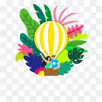 热带雨林情侣浪漫热气球游-空若网 热带雨林情侣浪漫热气球游-空若网