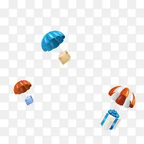 多彩简约热气球礼物漂浮素材-空若网 多彩简约热气球礼物漂浮素材-空若网