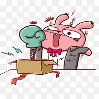 手绘卡通愚人节玩具-空若网 手绘卡通愚人节玩具-空若网