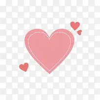 卡通爱心免抠元素-空若网 卡通爱心免抠元素-空若网