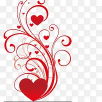 爱心花纹元素-空若网 爱心花纹元素-空若网