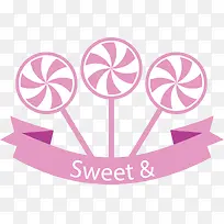 彩色糖果标签矢量素材-空若网 彩色糖果标签矢量素材-空若网