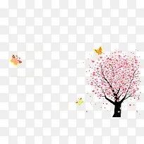 免扣手绘樱桃树-空若网 免扣手绘樱桃树-空若网