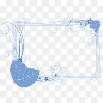 素材 矢量 PNG 通用 蓝色框-空若网 素材 矢量 PNG 通用 蓝色框-空若网