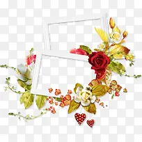 相框花卉装饰图案-空若网 相框花卉装饰图案-空若网