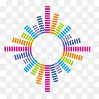 多彩矢量音乐音量符合装饰图标-空若网 多彩矢量音乐音量符合装饰图标-空若网