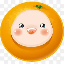 卡通手绘橙子装饰图案-空若网 卡通手绘橙子装饰图案-空若网