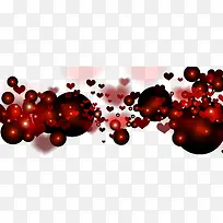 漂浮爱心效果元素-空若网 漂浮爱心效果元素-空若网