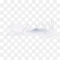 雪地上白色的树枝-空若网 雪地上白色的树枝-空若网