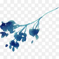 水彩树叶-空若网 水彩树叶-空若网