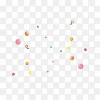 双十一浅色多彩圆球图形装饰-空若网 双十一浅色多彩圆球图形装饰-空若网