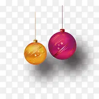 圣诞彩色圆球-空若网 圣诞彩色圆球-空若网